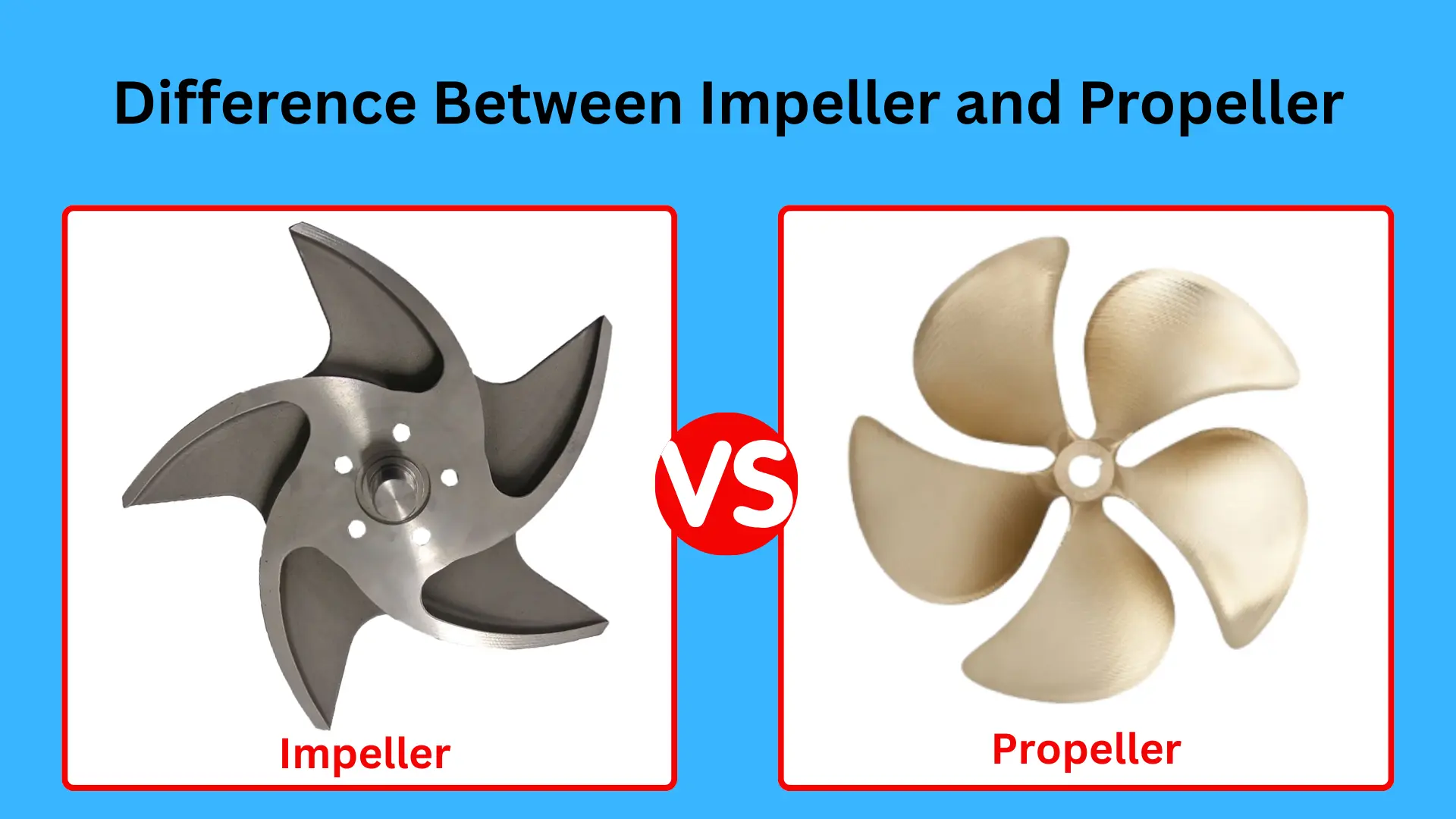 Impeller vs Propeller: Key Differences Between Them